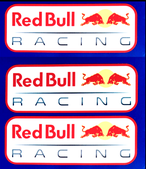 Red bull racing f1 grand prix vinyl stickers 200mm