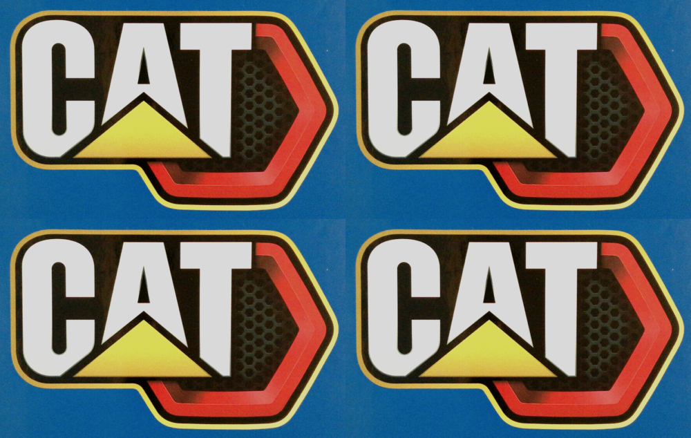 Cat Caterpillar Heavy Plant Machinery Vinyl Stickers