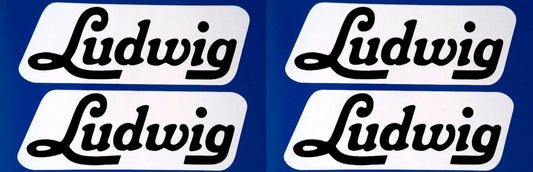 Ludwig Drums Vinyl Stickers Percussion 140mm
