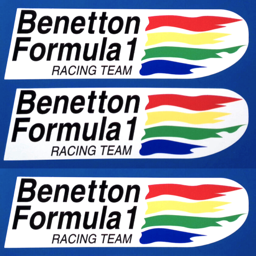 Benetton F1 Logo Racing Motorsport 1990s Vinyl Stickers 150mm – Redsigns