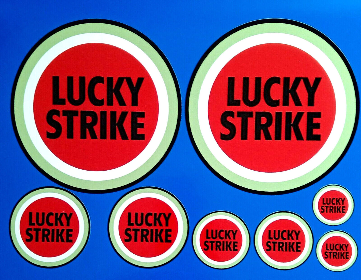 Lucky Strike Stickers Motorcycle Honda Moto GP