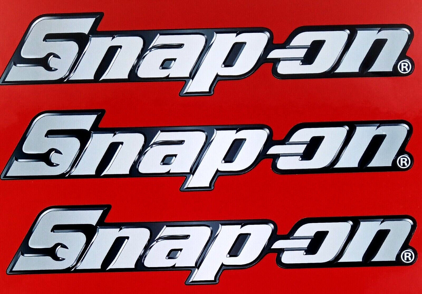 Snap On Logo Vinyl Decal Stickers Super Quality 3d Effect