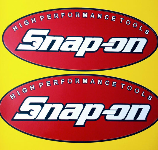 Snap On Logo Decal Stickers Set Tool Box Printed Vinyl Set