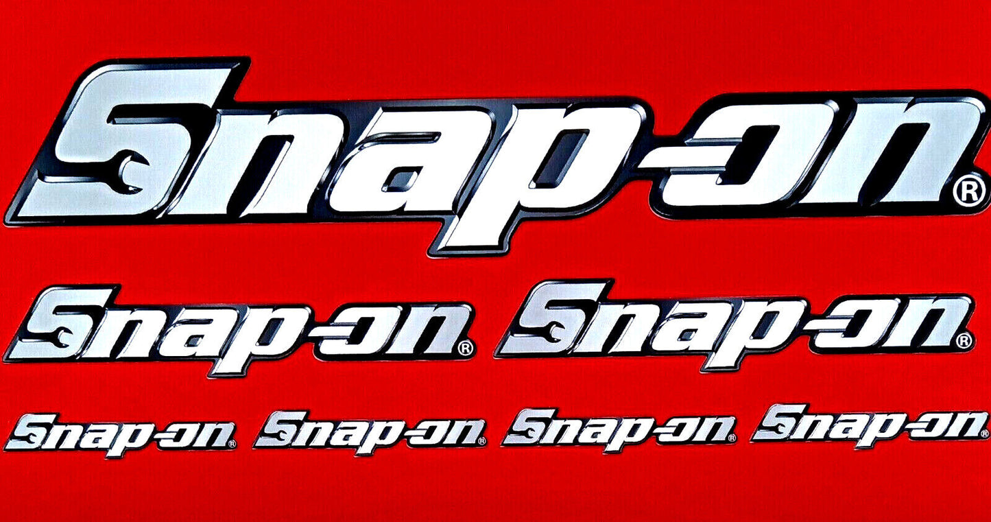 Snap On Logo Decal Vinyl Stickers Super Quality 3d Effect