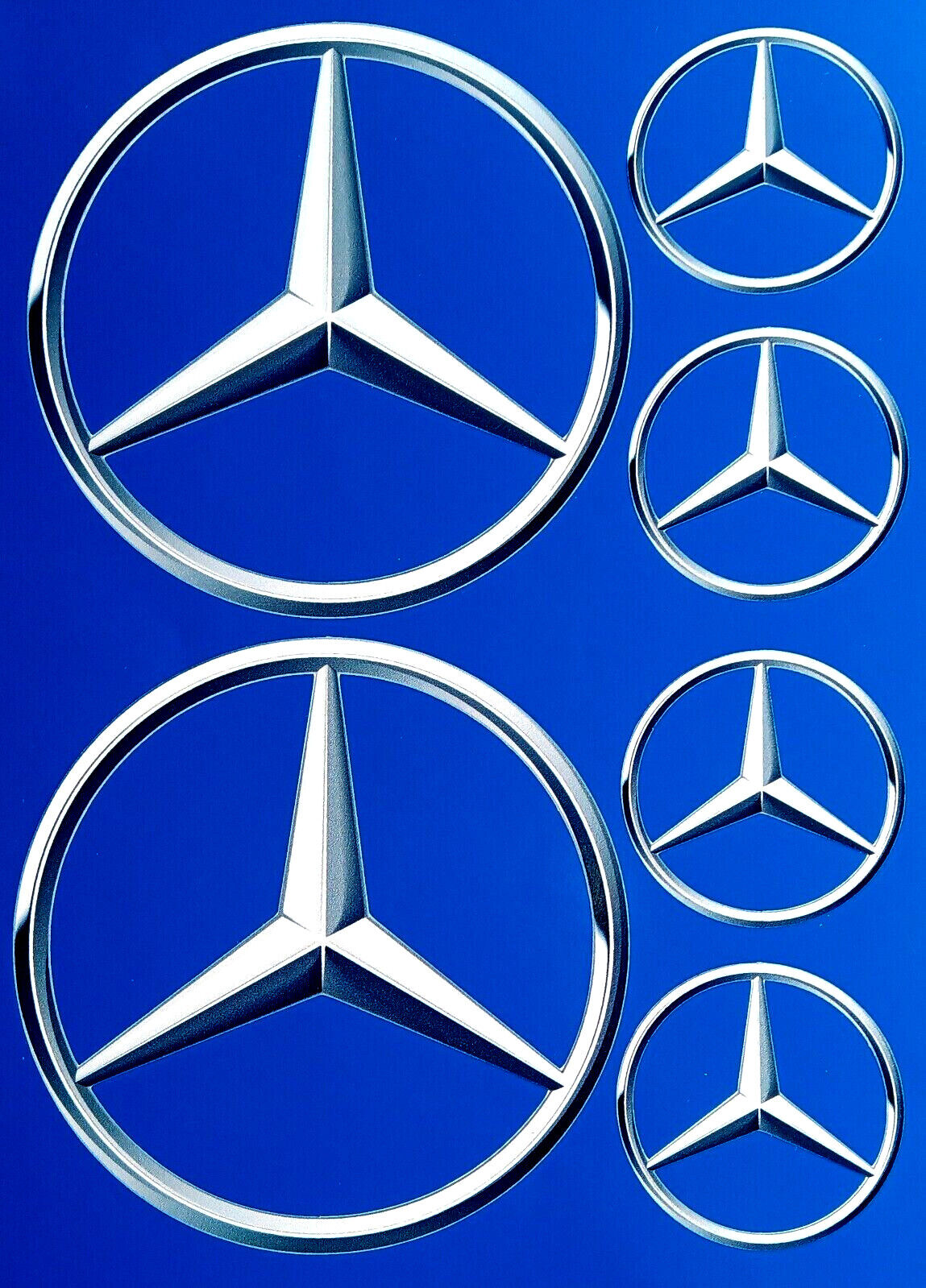 Mercedes Benz Emblem Car Decal Vinyl Sticker 3d Effect