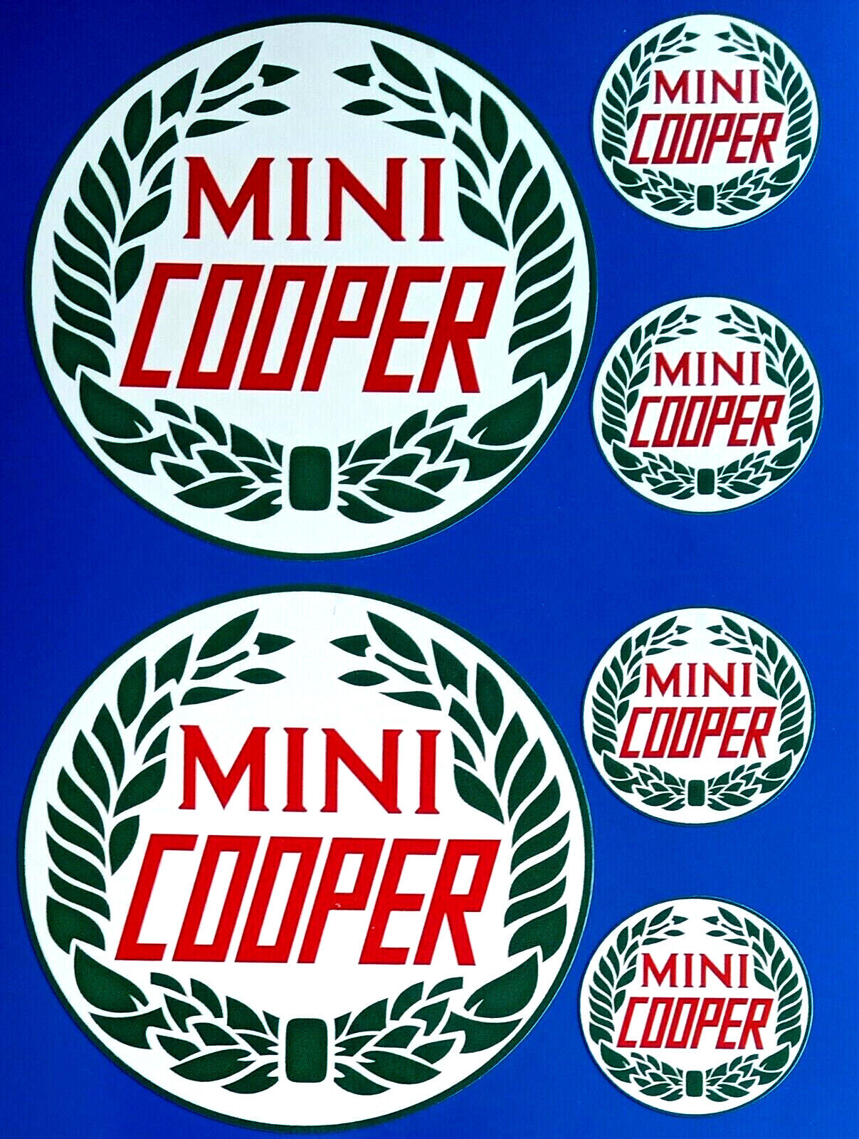 Mini Cooper Emblem Car Decal Vinyl Stickers