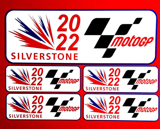 Silverstone 2022 Moto Gp Vinyl Decal Stickers