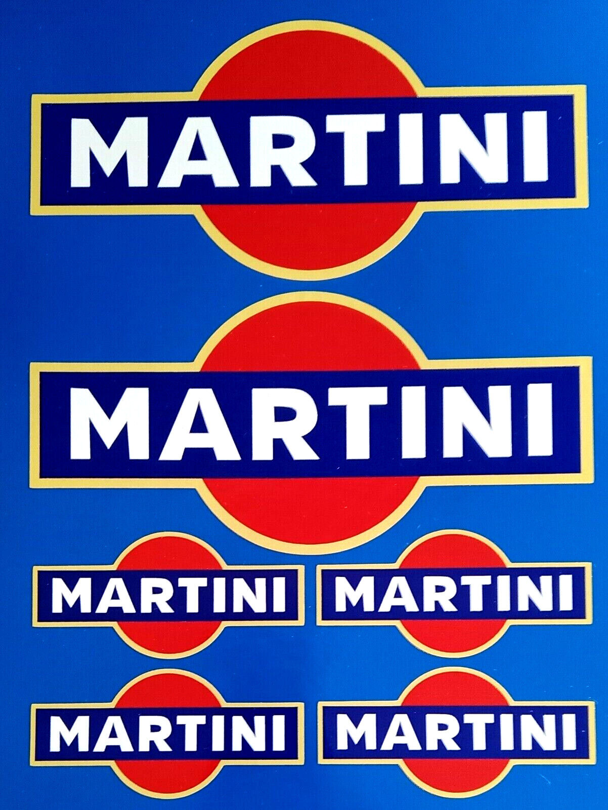 Martini Motorsport Decal Vinyl Stickers