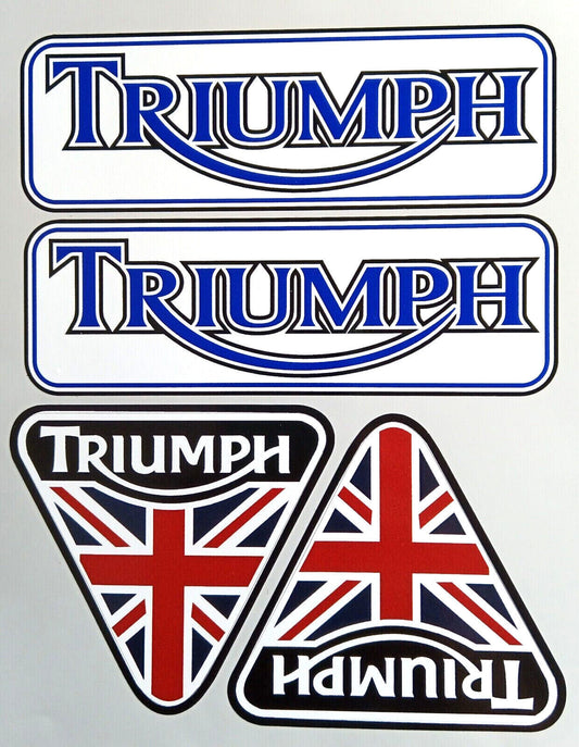 Triumph Motorcycle Decal Vinyl Stickers Motorsport