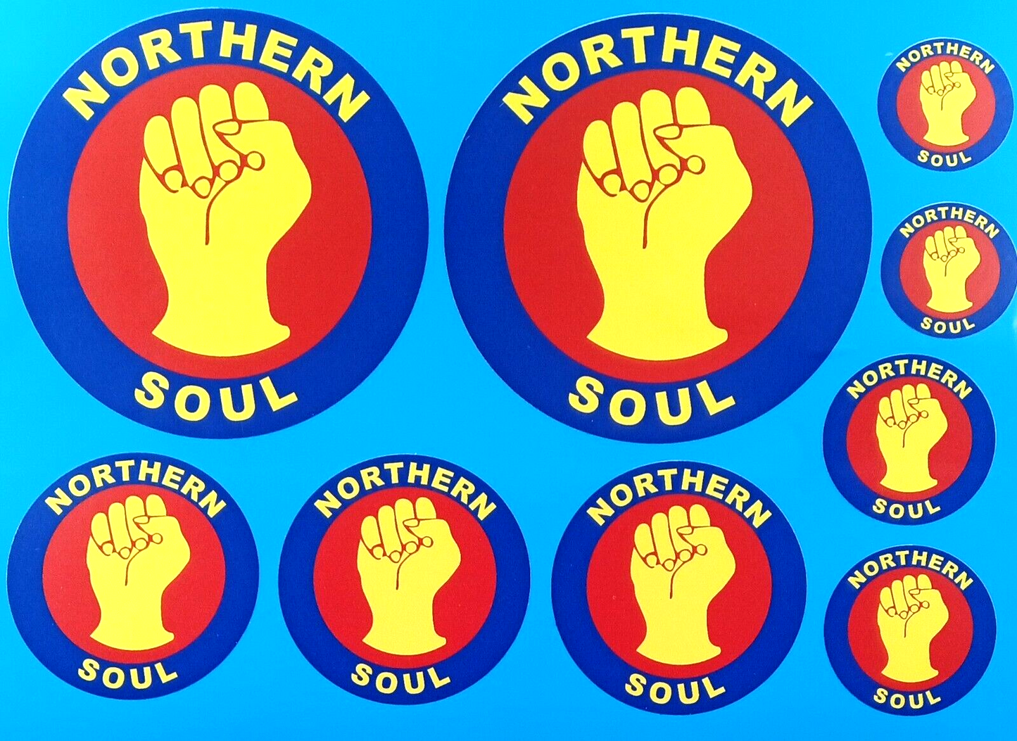 Northern Soul Music Decal Vinyl Stickers R&B