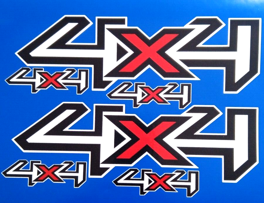 4x4 Logo Truck Car Pickup Motorsport Decal Vinyl Stickers