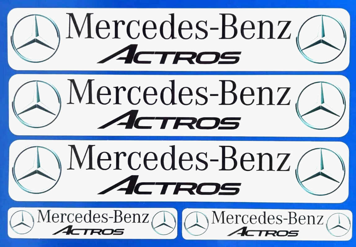 Mercedes Benz Actros Truck Lorry Decal Vinyl Stickers