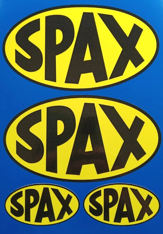 Spax Shock Absorber Petrol Oil Motorsport Decal Vinyl Stickers set