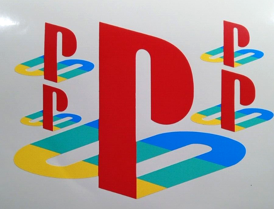 Playstation Console Classic Logos Ps5 Ps4 Ps2 Decal Vinyl Stickers