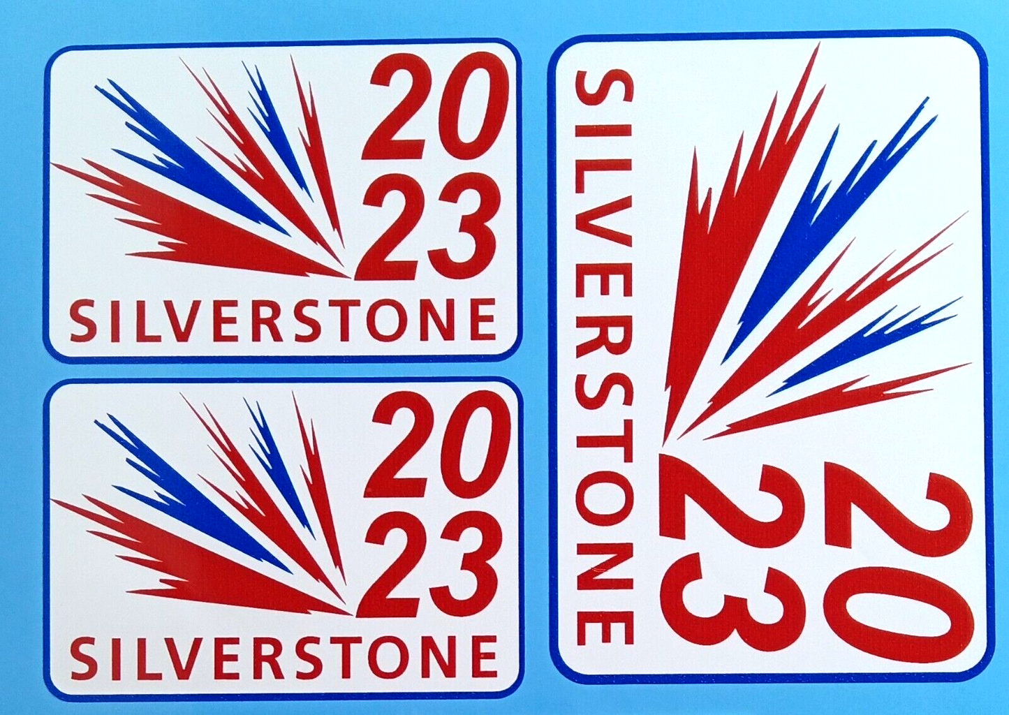 Silverstone 2023 Grand Prix F1 Truck Motor Racing Vinyl Stickers