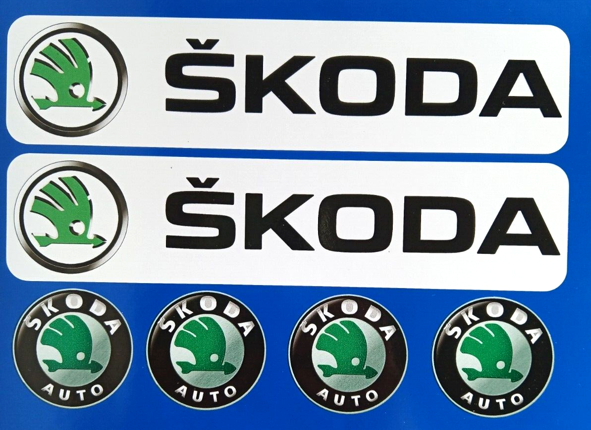 Skoda Auto Car Decal Vinyl Stickers