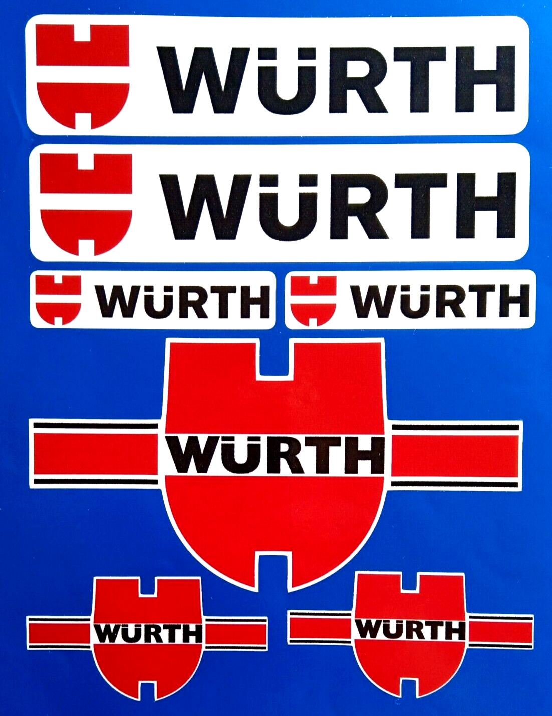 Wurth Decal Vinyl Stickers Construction Industry Supplier